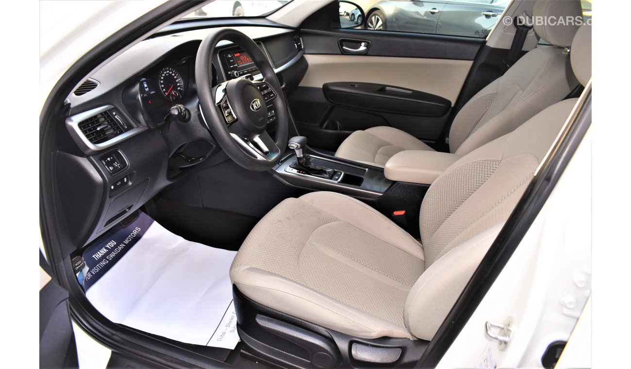 Kia Optima AED 1311 PM | 2.4L GL GCC DEALER WARRANTY