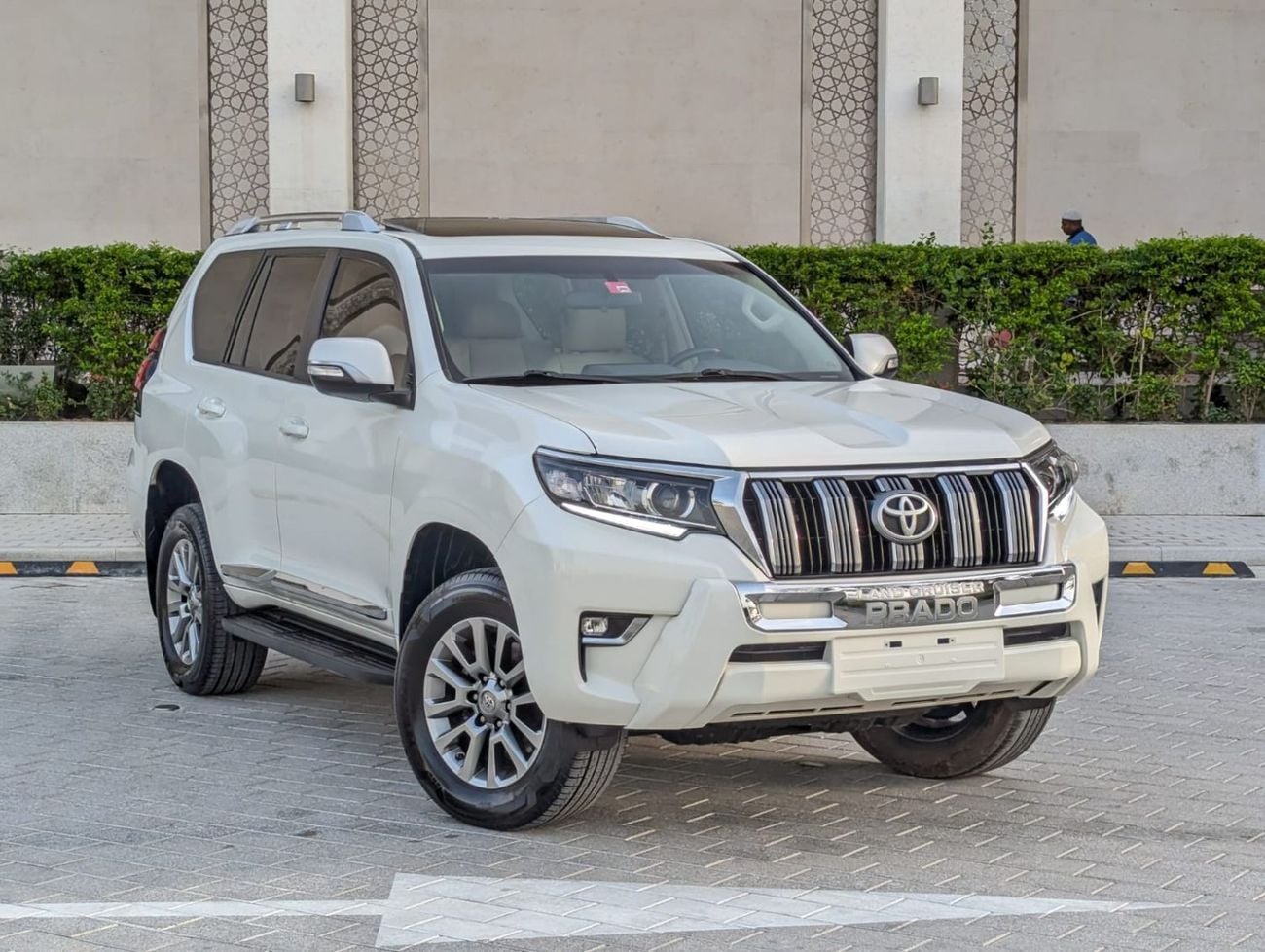 Toyota Prado Toyota Prado 2018 gxr white colour LHD automatic gear