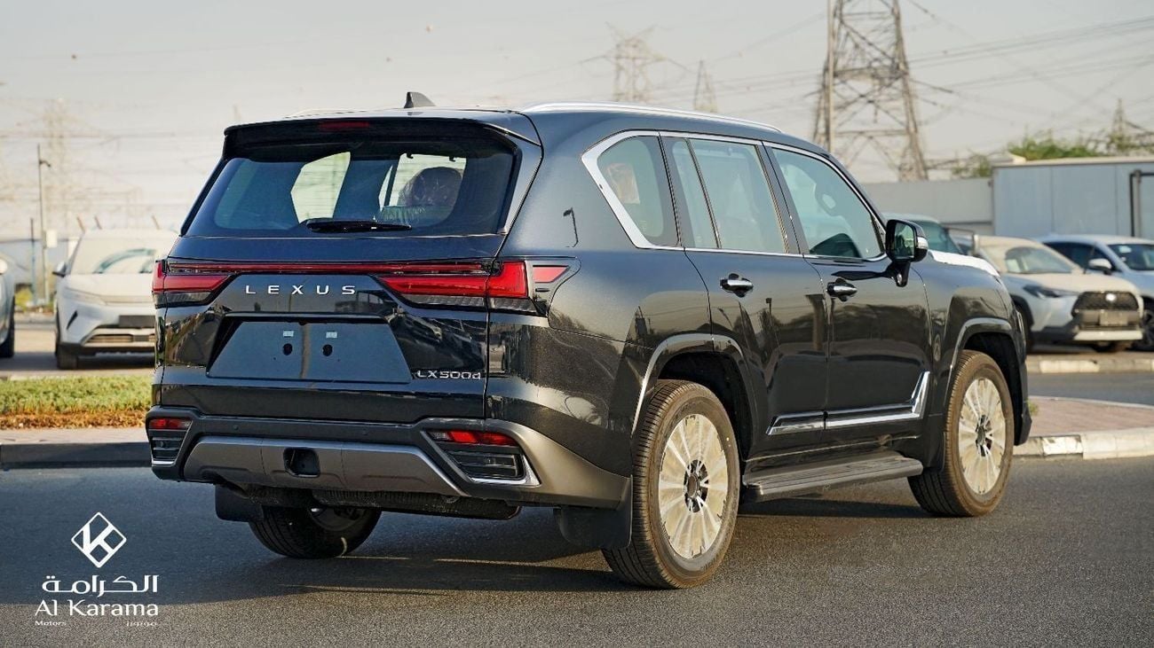 لكزس LX 500 محرك V6 سعة 3.3 لتر | سيارة دفع رباعي فاخرة كاملة المواصفات تعمل بالديزل | عداد كيلومترات صفر | سيار