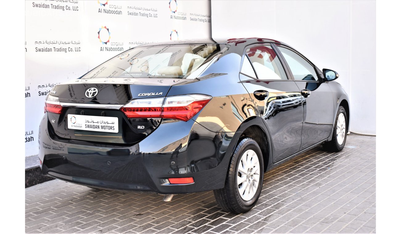 Toyota Corolla AED 1272 PM | 2.0L SE GCC WARRANTY