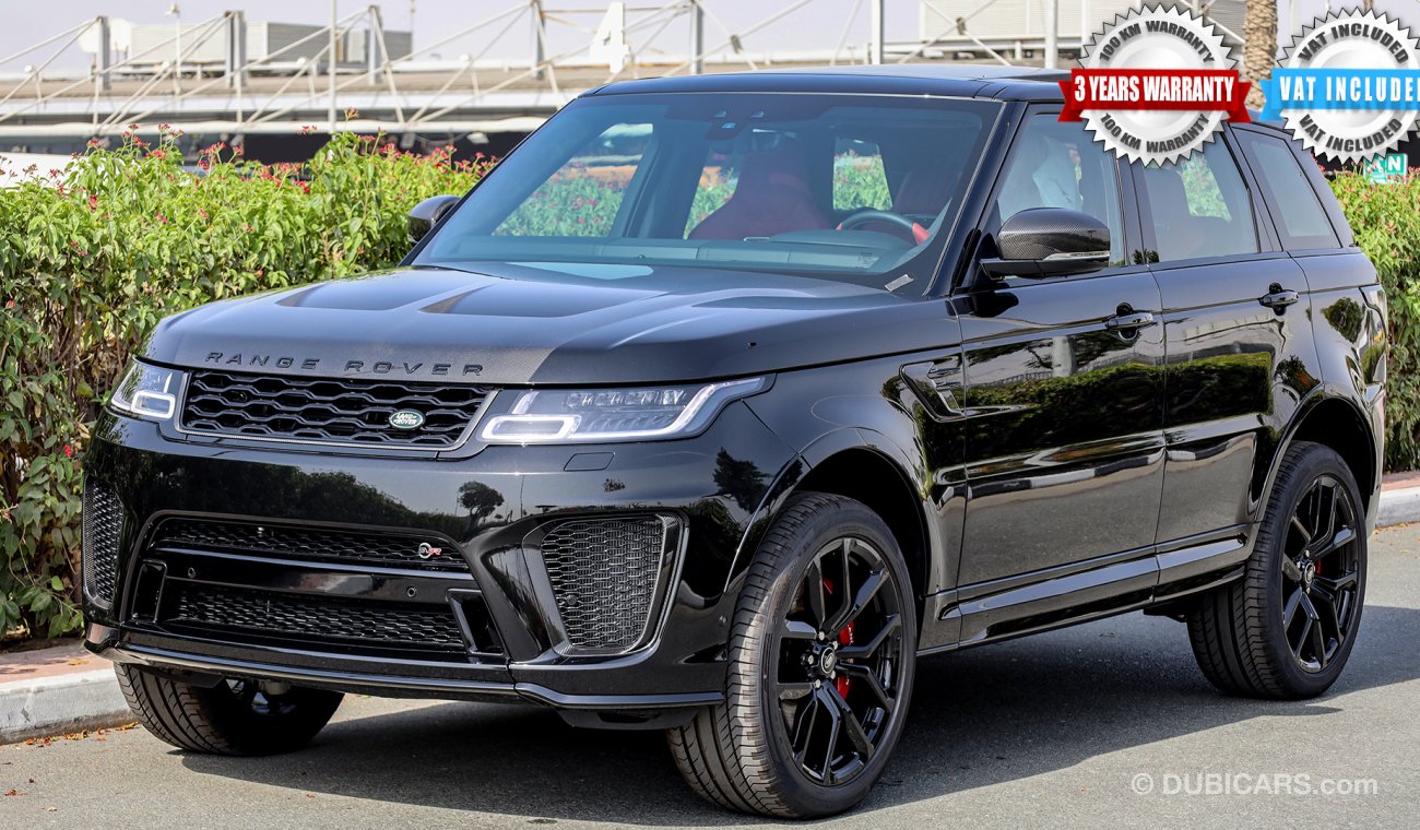 Land Rover Range Rover Sport SVR CARBON FIBER EDITION , 2022 GCC , 0Km , With 3 Yrs or 100K Km WNTY