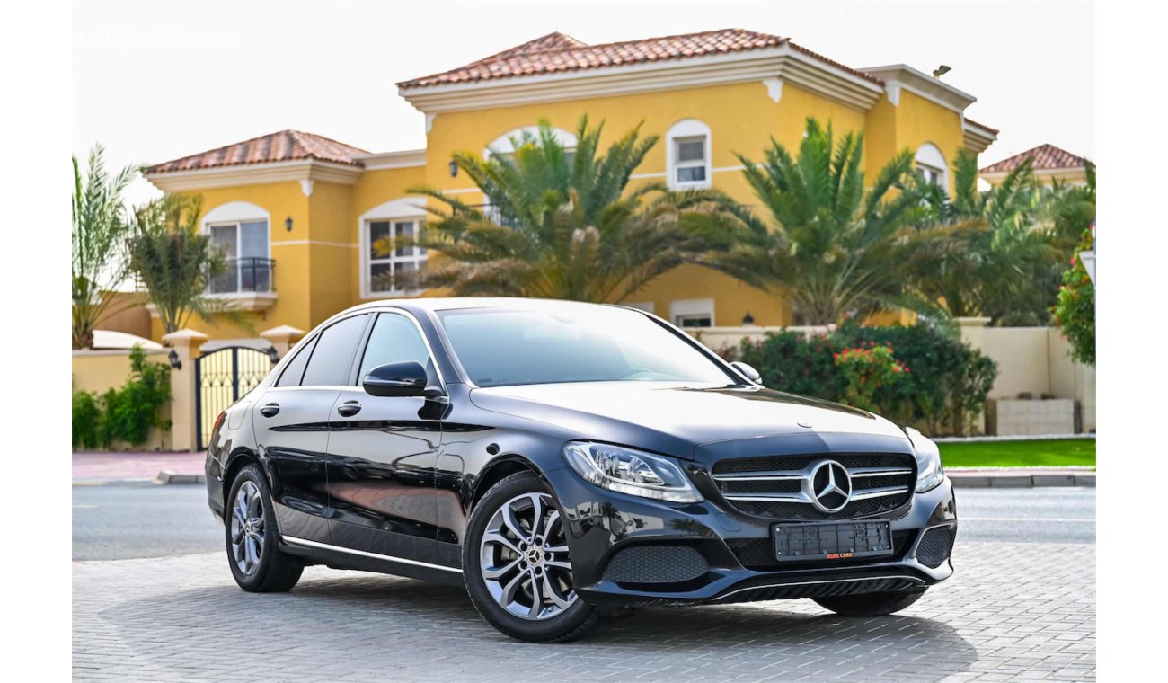 Mercedes-Benz C200 | AED 2,135 Per Month | 0% DP |  Amazing Condition