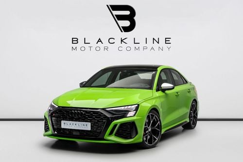 Audi RS3 STD BUY NOW, PAY 2027 | THE BLACKLINE STANDARD | Audi Warranty + Service Contract 2028, GCC, LOW KM'