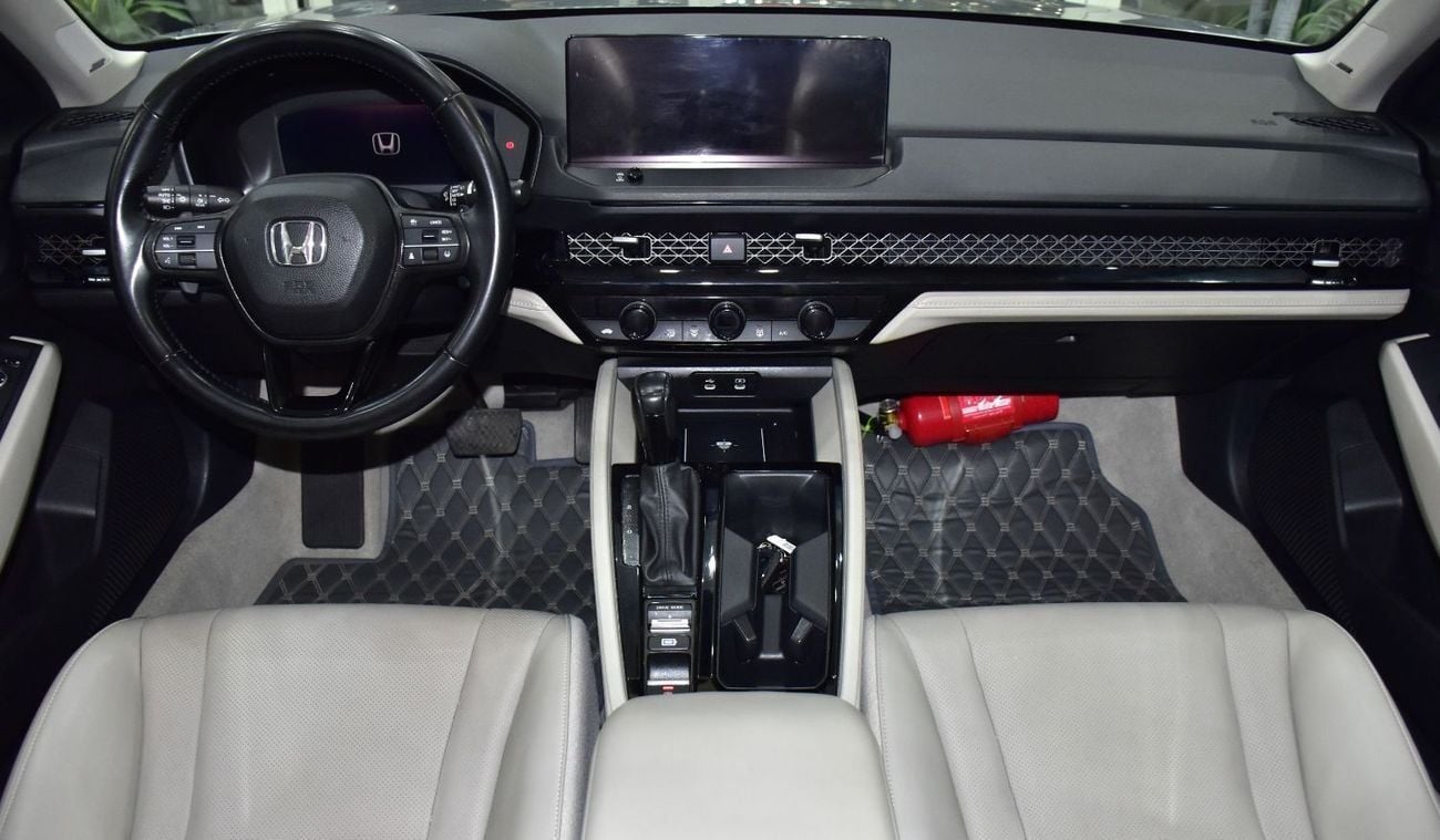 هوندا Accord HEV EXCELLENT DEAL for our Honda Accord HEV ( 2023 Model ) in 2023 Color GCC Specs