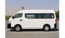 Nissan Urvan 2017 | NV350 COMMUTER VAN | 13 SEATER, MANUAL, PETROL | GCC SPECS - EXCELLENT CONDITION