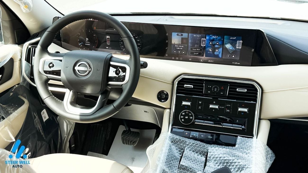 نيسان باترول 2026 LE T2 | 3.5L V6 Petrol | AWD | 9-Speed Automatic | 8 Seats | Full Safety