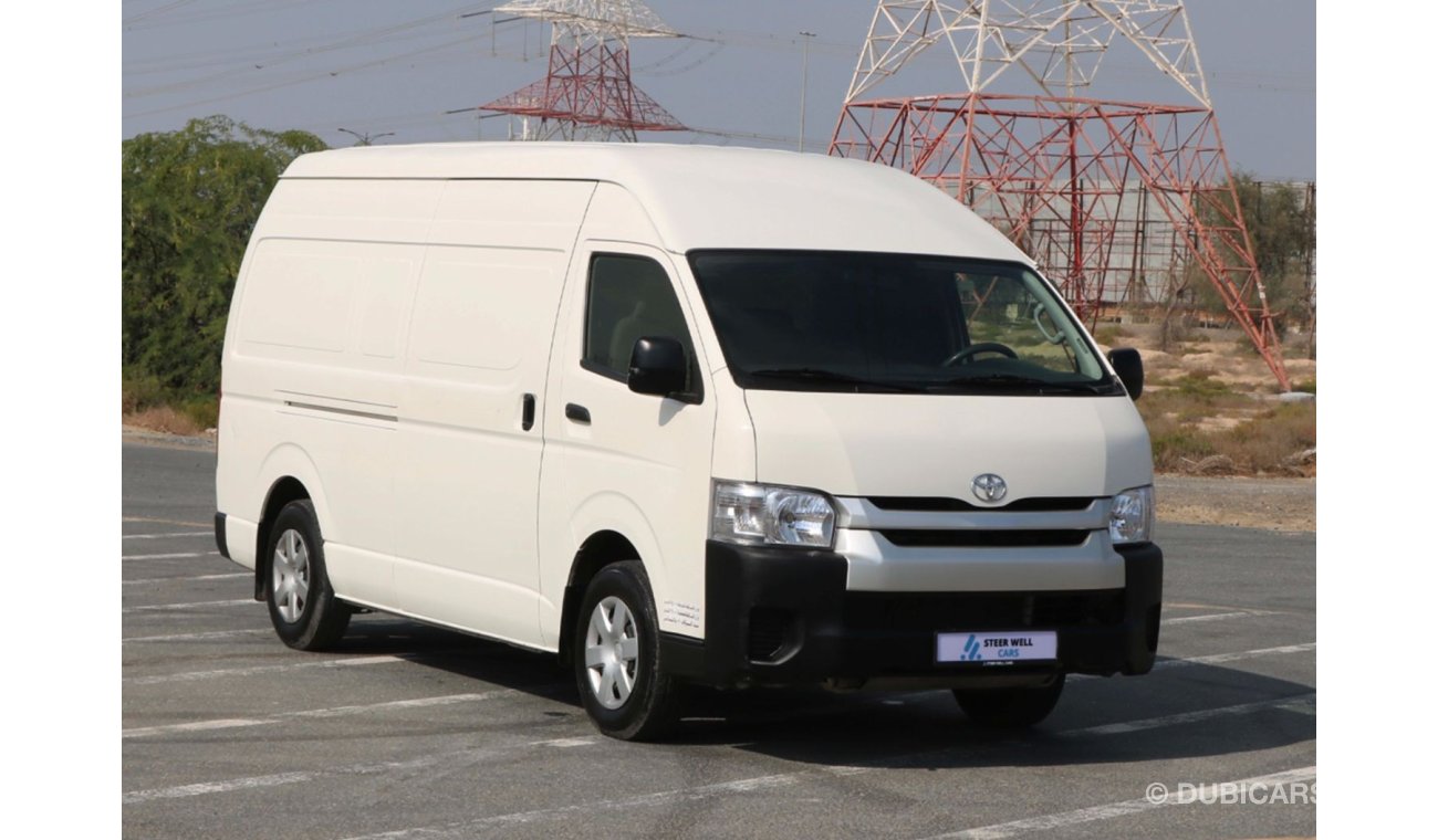 تويوتا هاياس 2017 | HIACE GLS HIROOF CARGO VAN WITH GCC SPECS AND EXCELLENT CONDITION