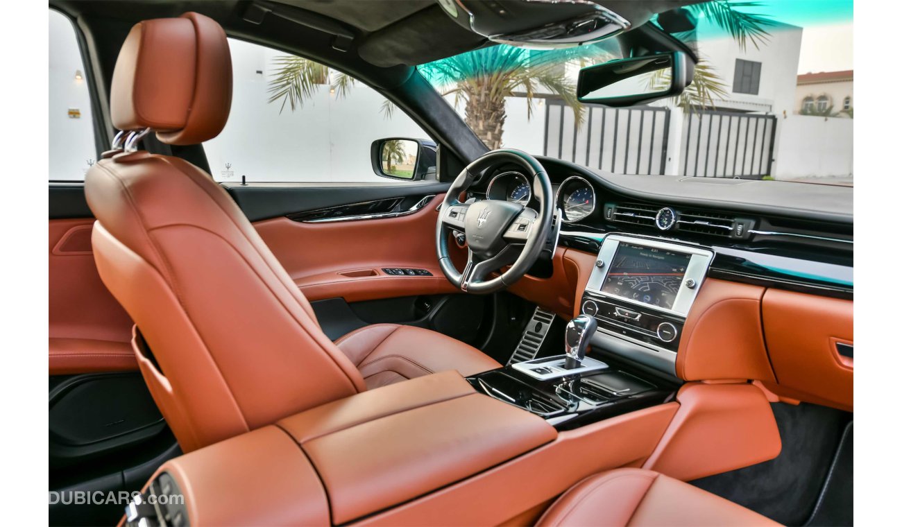 Maserati Quattroporte GTS - Agency Warranty - AED 3,799 Per Month - 0% DP