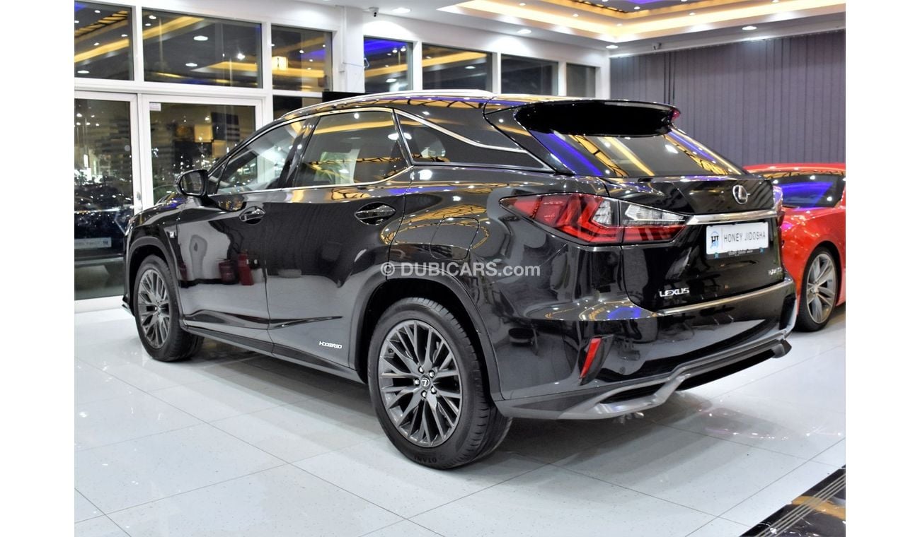 Lexus RX450h EXCELLENT DEAL for our Lexus RX450 F-Sport HYBRID ( 2017 Model ) in Black Color GCC Specs