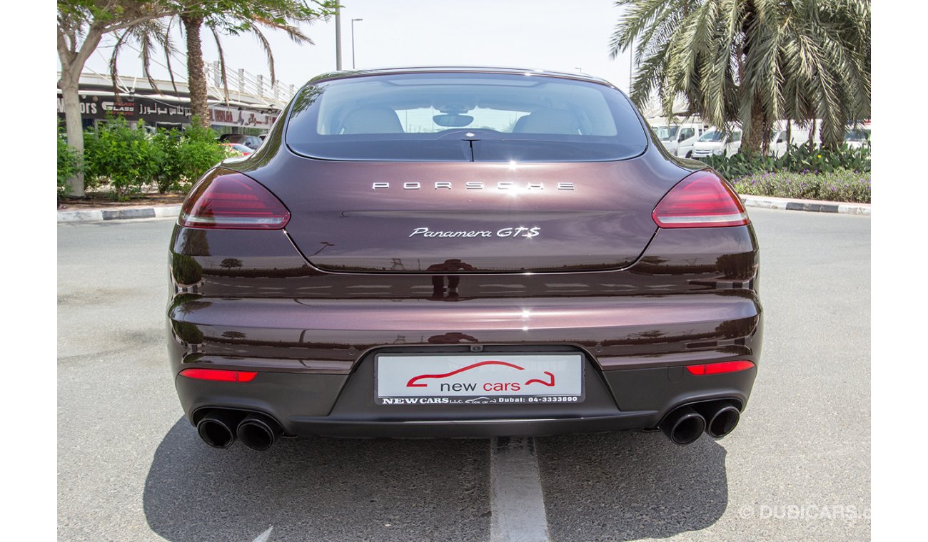 بورش باناميرا جي تي أس PORSCHE PANAMERA GTS - 2014 - GCC - ZERO DOWN PAYMENT - 3290 AED/MONTHLY - 1 YEAR WARRANTY