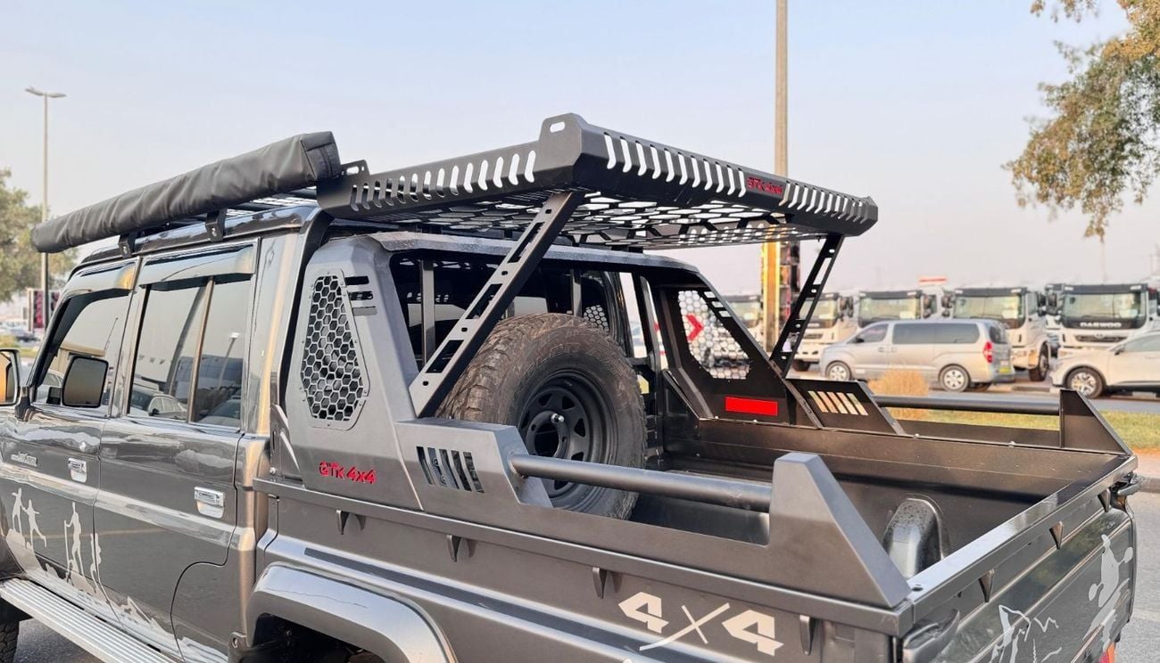 Toyota Land Cruiser HEAVY OFF-ROAD SETUP | 4WD | 4.5L DIESEL ENGINE | MANUAL TRANSMISSION | ROOF RACK + TENT | DOUBLE CA