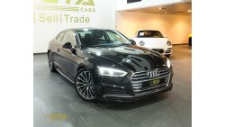 Audi A5 2017 Audi A5 S-Line 40TFSI, Warranty, Service History, GCC