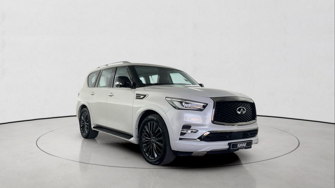 إنفينيتي QX80 LUXURY PROACTIVE 5.6 8STR 4WD AUTO LUXE PROACTVE TOW | شامل الضمان | 0 ﺪﻔﻋﺓ ﺃﻮﻟﻯ