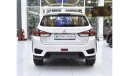 ميتسوبيشي ASX EXCELLENT DEAL for our Mitsubishi ASX ( 2020 Model ) in White Color GCC Specs