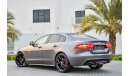 Jaguar XE -S Supercharged - Highest Option - AED 3,113 Per Month - 0% DP