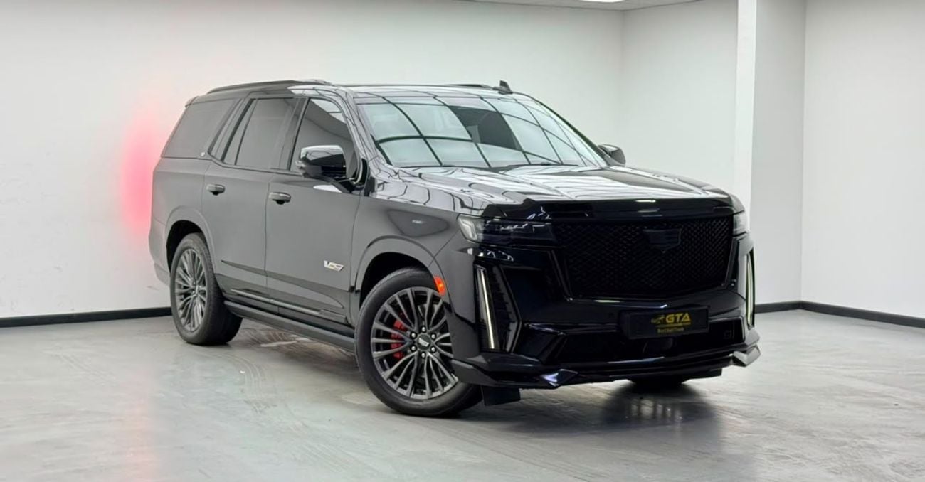 كاديلاك إسكالاد V SERIES 2023 Cadillac Escalade V, 2027 Cadillac Warranty, 2028 Cadillac Service Pack, Pilot Seats, GCC