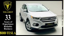 Ford Escape LEATHER SEATS + BIG SCREEN + ELEC TAILGATE / GCC / 2017 / DEALER WARRANTY UP 22/9/2022 / 821 DHS P.M