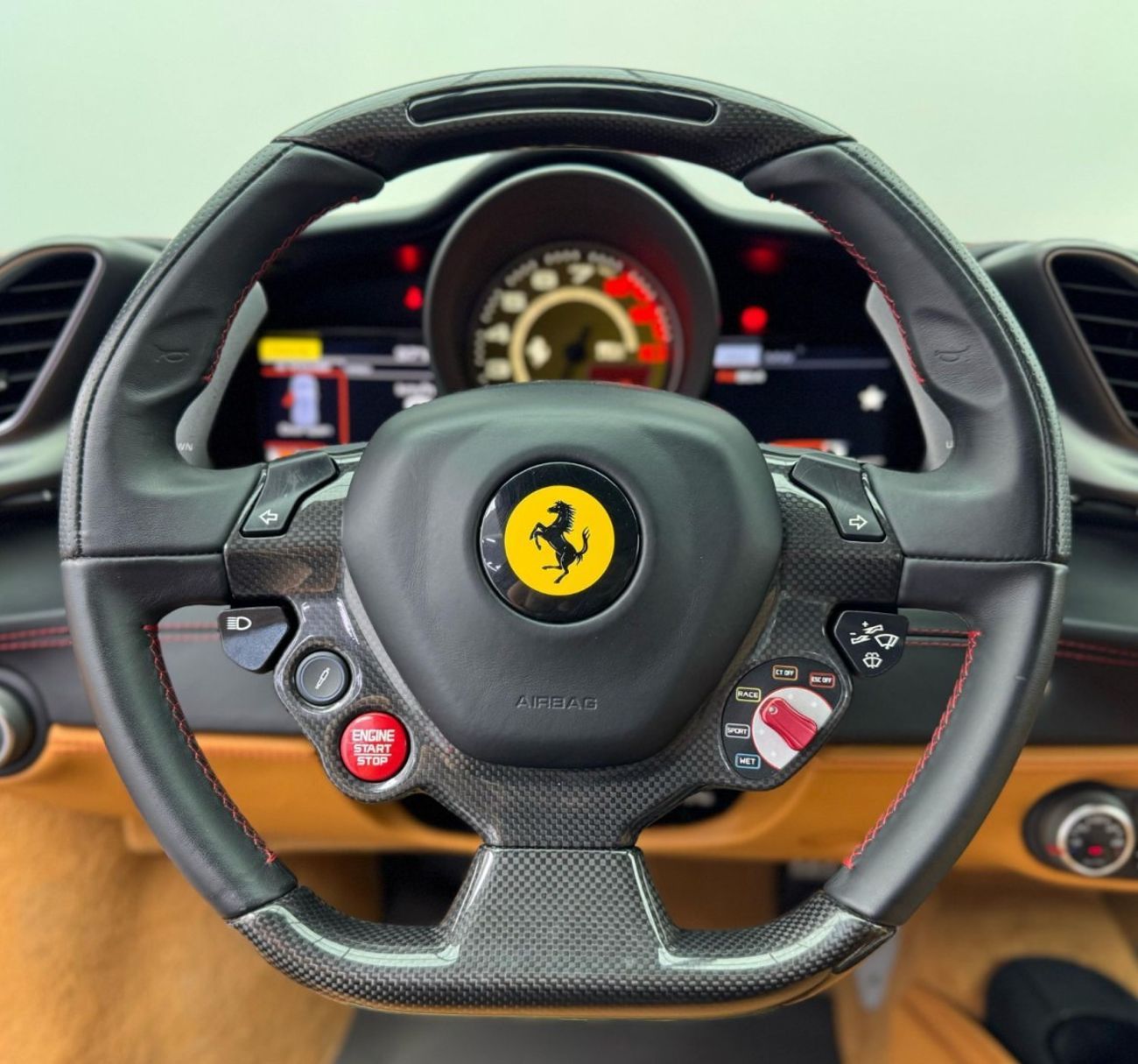 Ferrari 488 Std 3.9L 2016 Ferrari 488 GTB, Full Carbon Fiber, Agency Warranty, Full Service History, GCC