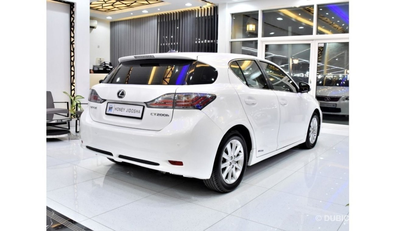 لكزس CT 200h EXCELLENT DEAL for our Lexus CT200 HYBRID ( 2012 Model ) in White Color GCC Specs