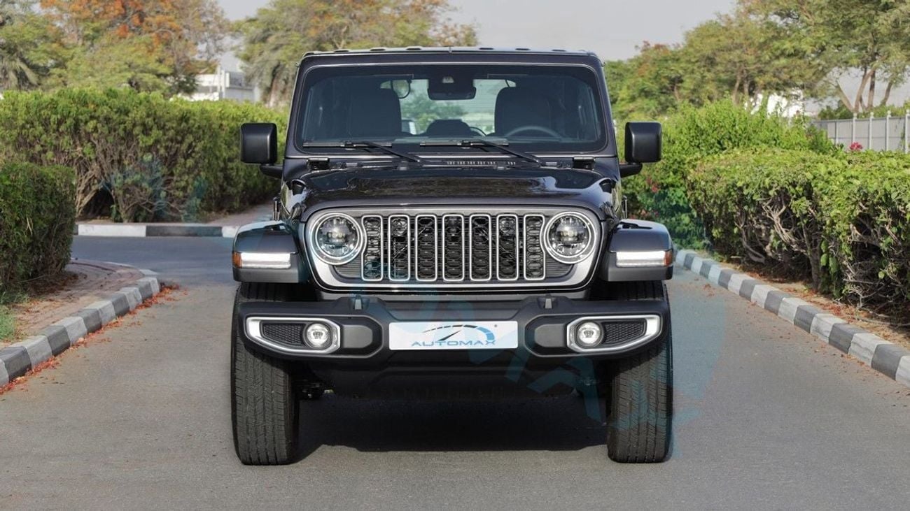 جيب رانجلر Unlimited Sahara I4 2.0T 4x4 2025 GCC 7000Km With 3 Years Or 60,000 Km Warranty @Official Dealer