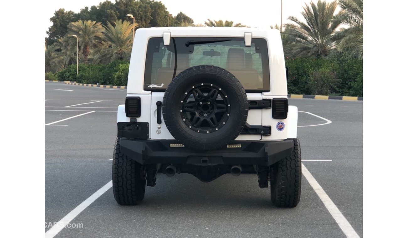 Jeep Wrangler Sport MODEL 2016  original paint GCC car perfect condition inside and outside full option one  owner