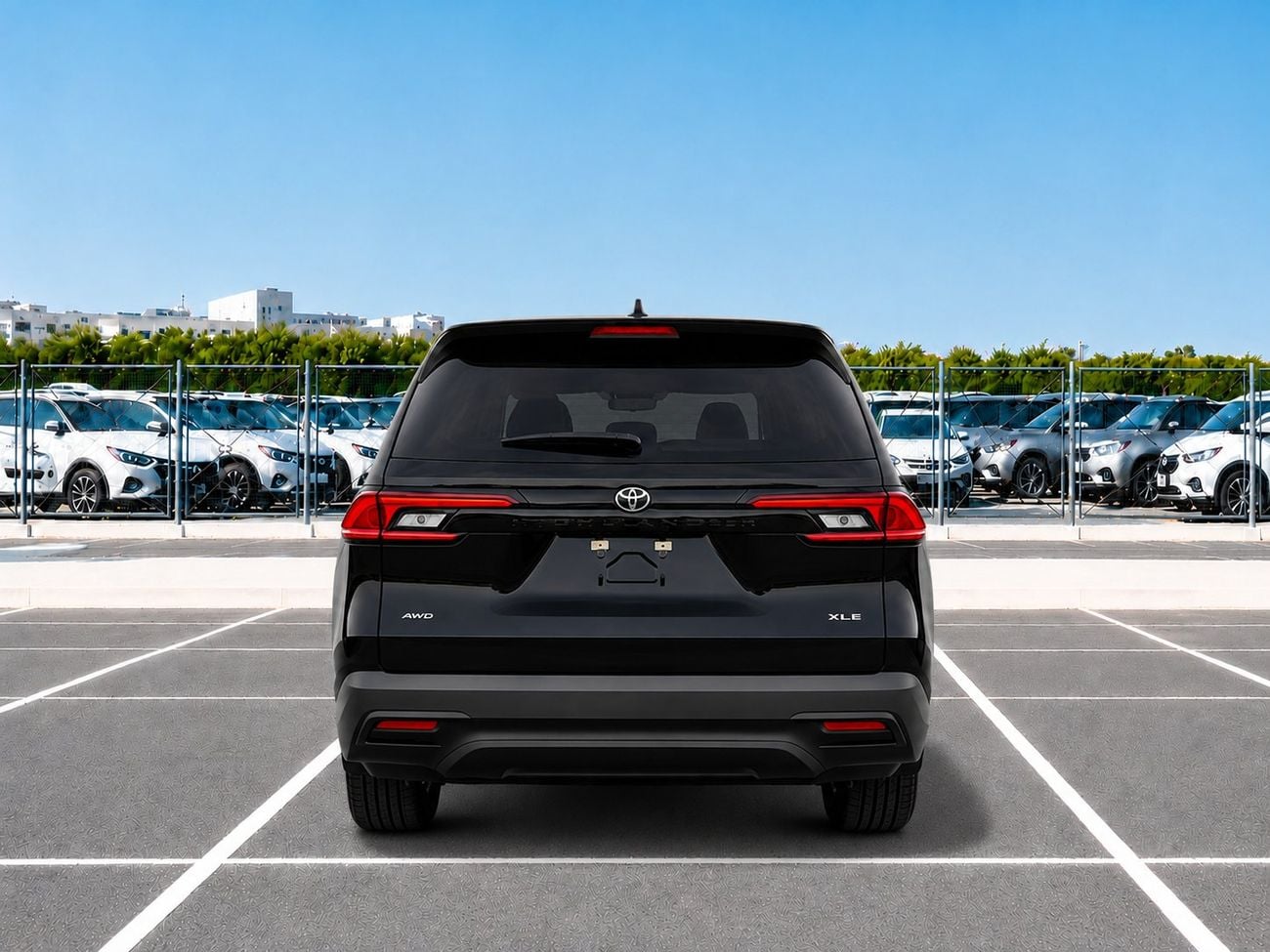 تويوتا جراند هايلاندر ECTAI0011 - Toyota Grand Highlander XLE - 2.4L Petrol Auto TC - Black - 2026