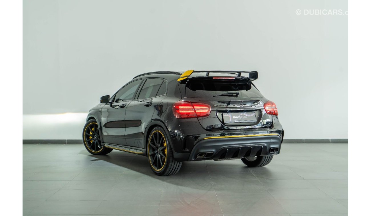 Mercedes-Benz GLA 45 2018 Mercedes GLA45 AMG Midnight Yellow Limited Edition / Full Mercedes Service History