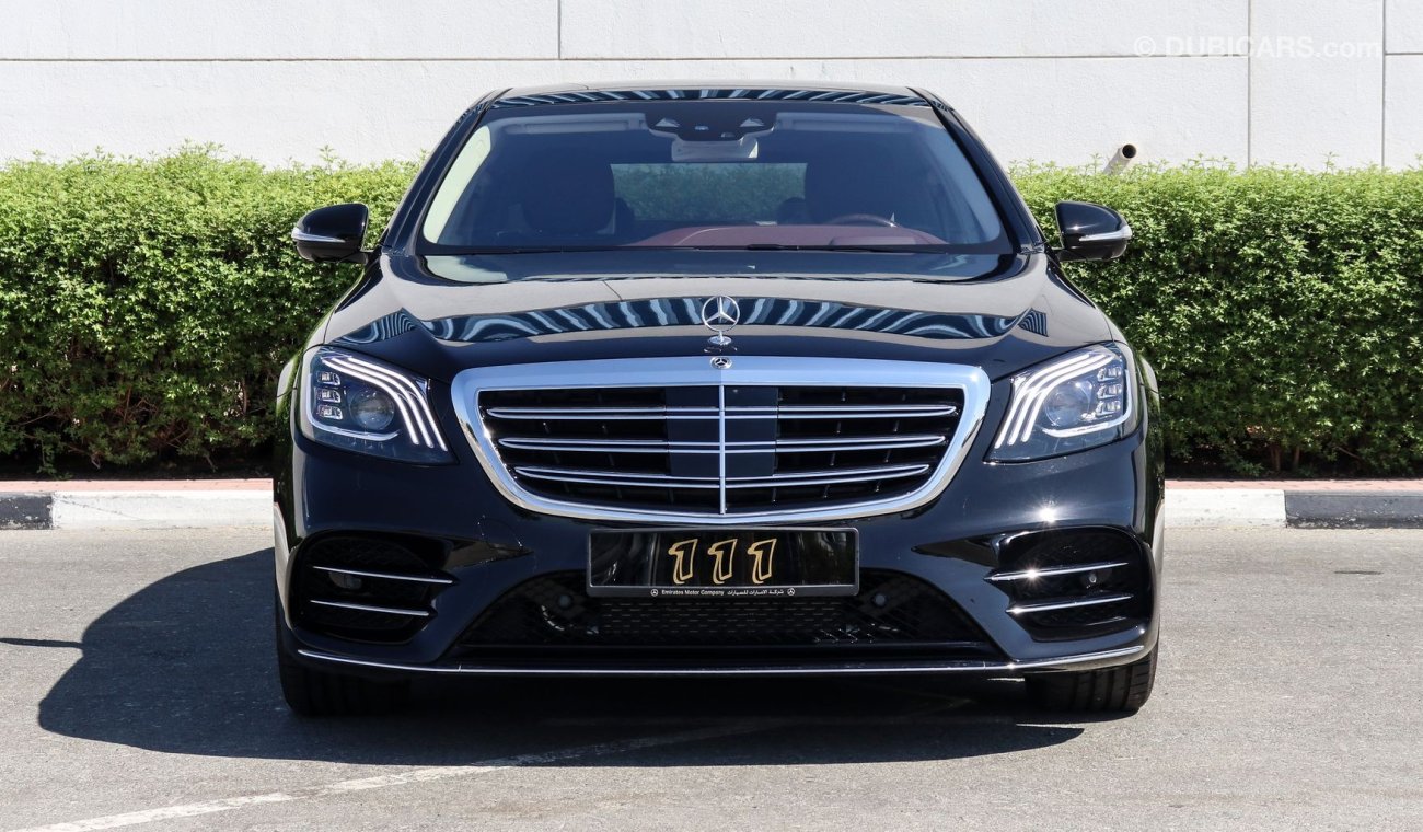 Mercedes-Benz S 560 5 Years Warranty and Service Contract / GCC Specifications