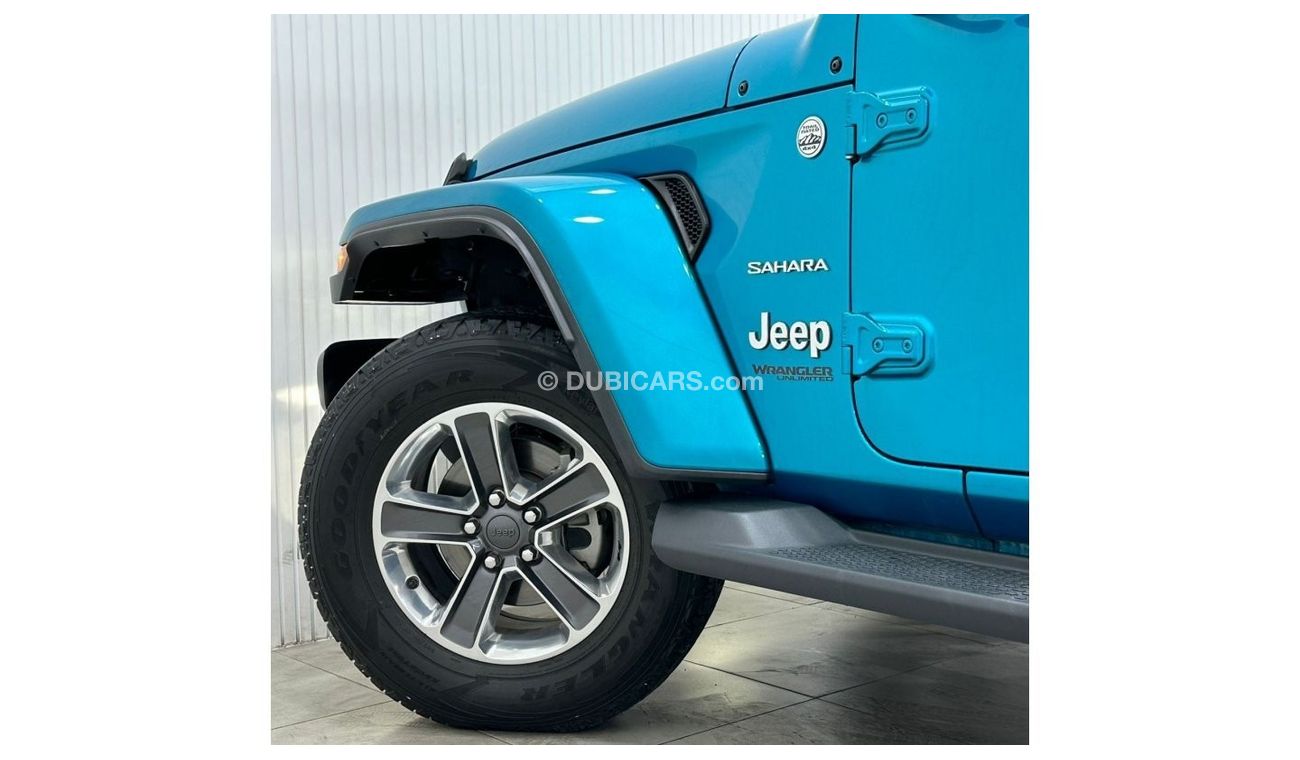جيب رانجلر 2020 Jeep Wrangler Unlimited Sahara, October 2025 Jeep Warranty, April 2024 Jeep Service Pack, GCC