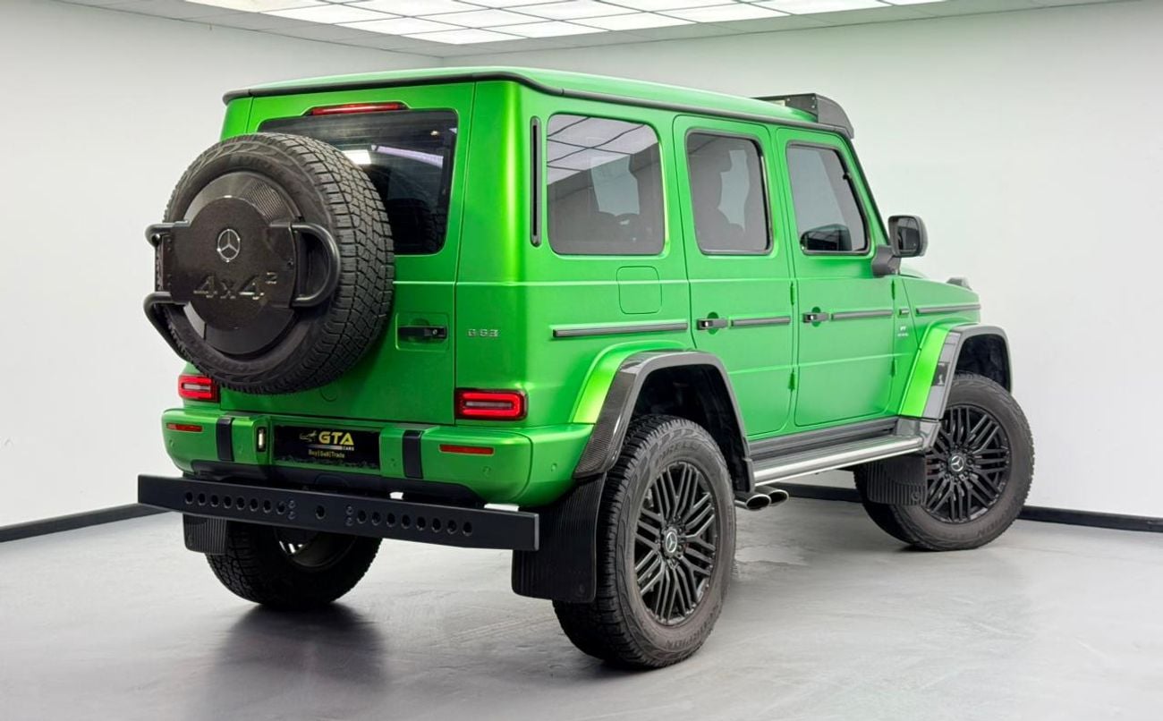 مرسيدس بنز G 63 AMG 4X4² 2022 Mercedes Benz G63 4x4², 2028 MB Warranty, 2026 MB Service Pack, Very Low Km, GCC