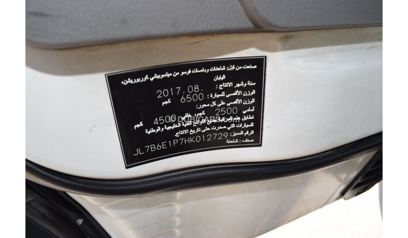 ميتسوبيشي فوسو كانتير Mitsubishi Canter D/c pick up, model:2017. Free of accident with low mileage