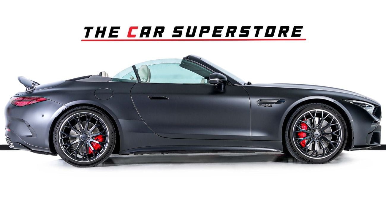 Mercedes-Benz SL 55 AMG Roadster 4Matic+ Full Option - Carbon Fibre Package - Night Package - GCC Specifications