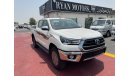 تويوتا هيلوكس TOYOTA HILUX 2.7L, PETROL, 4X4, MODEL 2021, FULL OPTION WITH PUSH START, WHITE WITH RED INTERIOR, ON