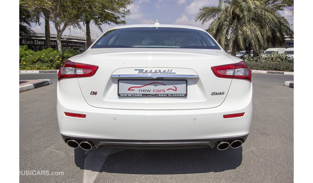 مازيراتي جيبلي MASERATI GHIBLI - 2016 - GCC - ZERO DOWN PAYMENT - 2735 AED/MONTHLY -AL TAYER WARRANTY