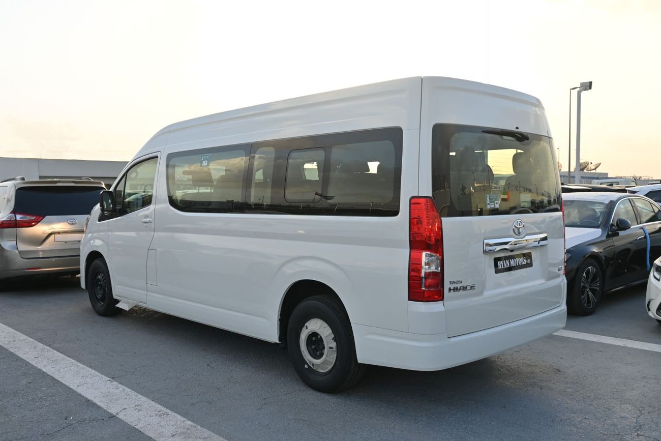 تويوتا هاياس Toyota Hiace GL Hi-Roof 3.5L V6 Petrol Automatic White Bumper, 12+1 Seater Model 2026