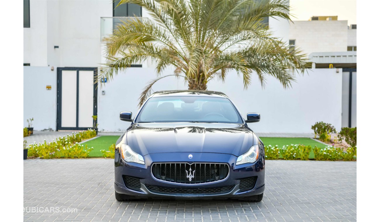 Maserati Quattroporte S - Full Agency Service History - AED 2,722 Per Month - 0% DP