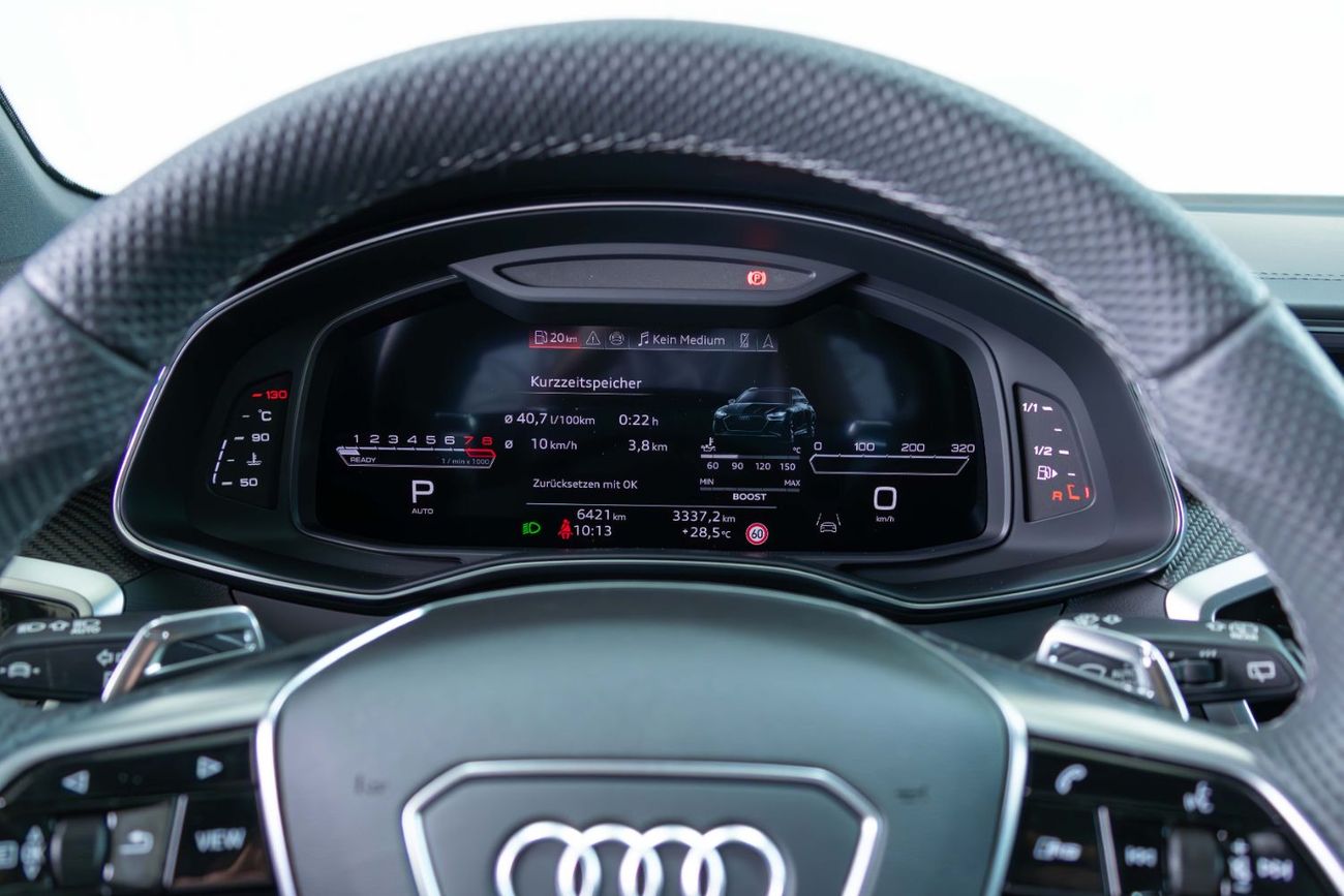 Audi RS6 Special Order-Premium Metallic Paint-Black on Black-Fastest Exclusive Estate