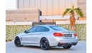 BMW 435i M-Sport | 2,037 P.M | 0% Downpayment | Full Option | Impeccable Condition