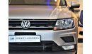 Volkswagen Tiguan AGENCY WARRANTY FULL SERVICE HISTORY ( ORIGINAL PAINT صبغ وكاله ) Volkswagen Tiguan 2017 Model! GCC