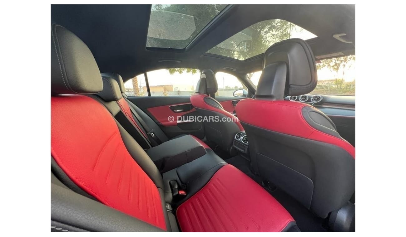 Mercedes-Benz C 200 MERCEDES BENZ C200 1.5L GCC FULL OPTIONS UNDER WARRANTY WITH CERVICE CONTRACT 2027 (