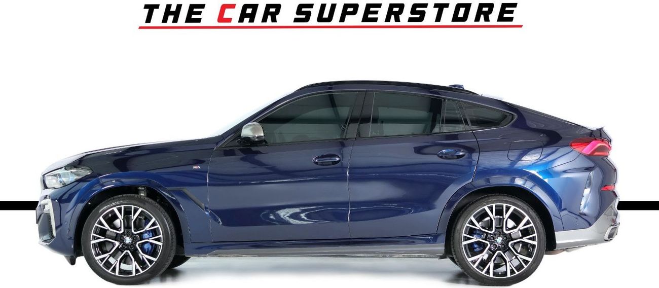 BMW X6 M50i 4.4L GCC-High Specifications-AGMC Warranty Service contract till 09/2026-M Sport Package