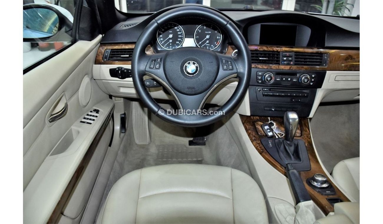 BMW 320i EXCELLENT DEAL for our BMW 320i Convertible ( 2008 Model ) in White Color GCC Specs