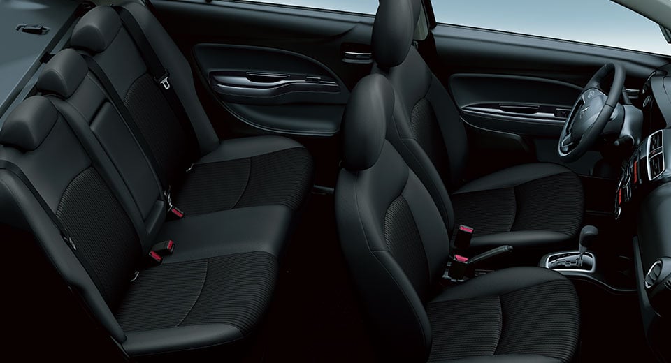 Mitsubishi Attrage interior - Seats