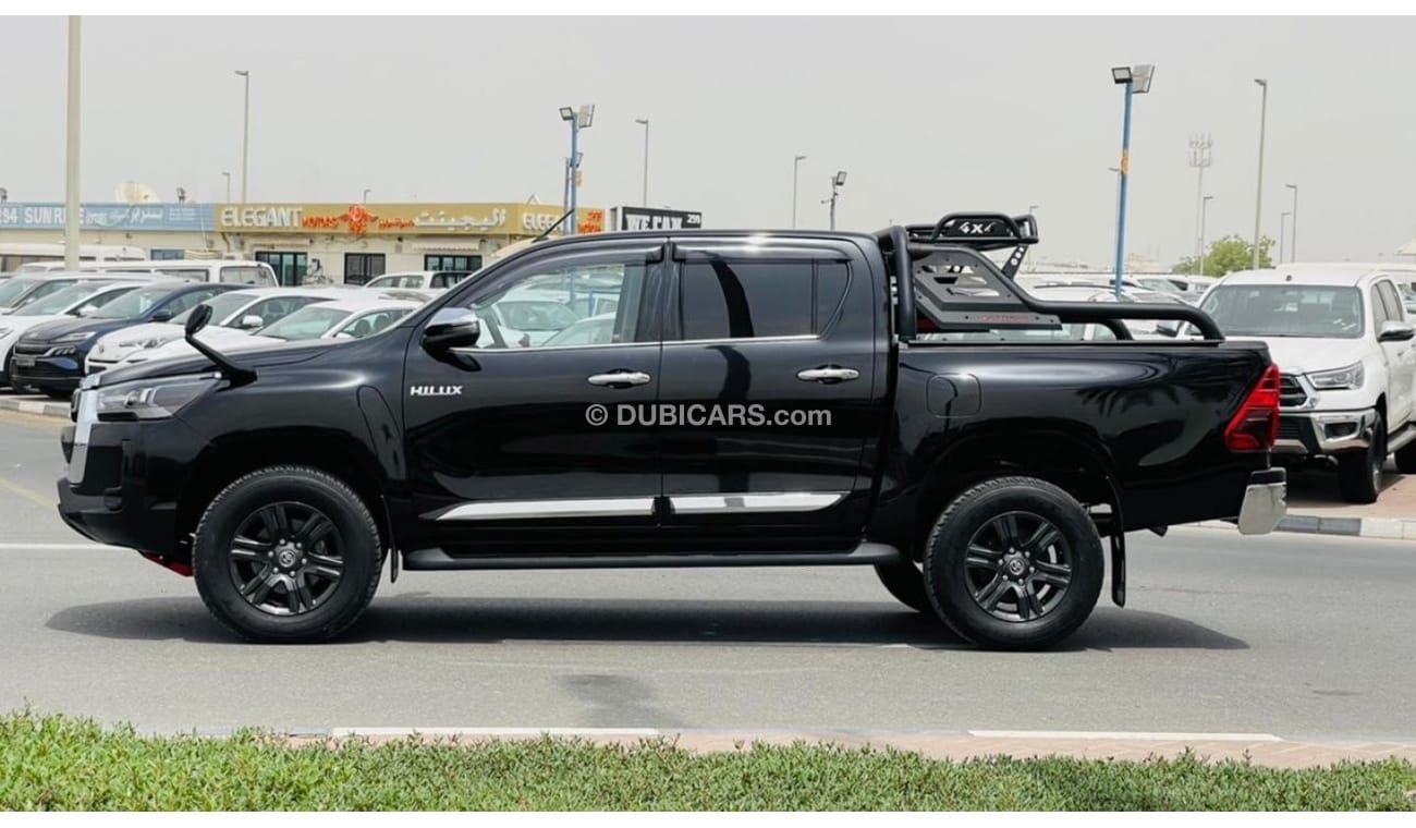 Toyota Hilux 2021 Black Modified [JAPAN Imported] Diesel AT 4WD Push Start 4CYL {RHD} Parking Sensors Premium Con