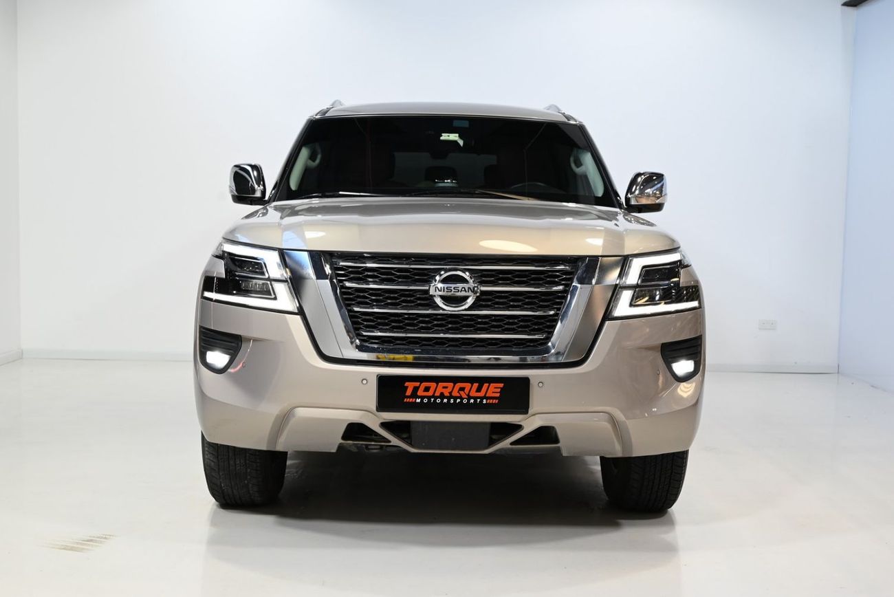 Nissan Patrol SE TITANIUM 2021 Nissan Patrol SE Titanium, Nissan Warranty and Service Pack, Nissan Service History, GCC