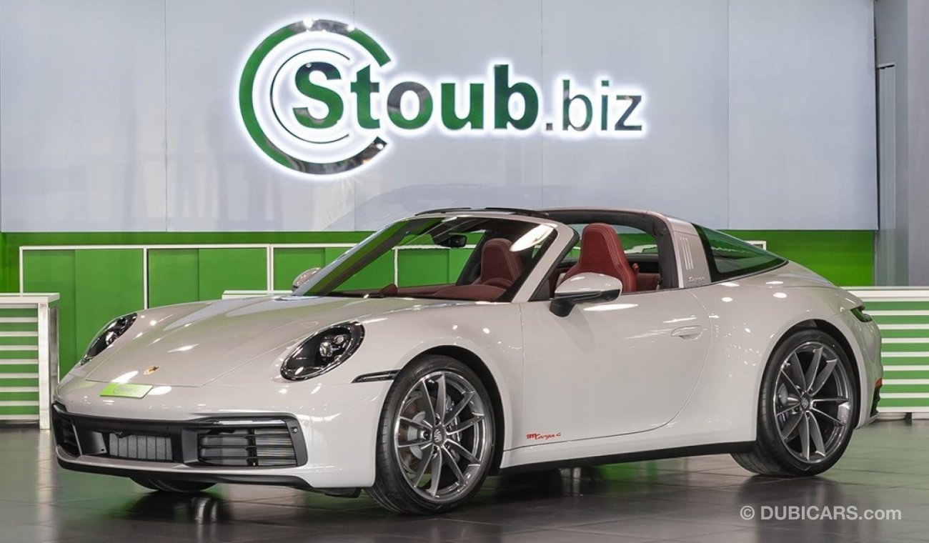 Porsche 911 Targa 4 992 2021 MODEL WITH RED SOFT TOP (IN GCC SPEC AND WITH GCC WARRANTY)