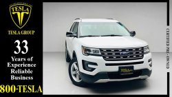 Ford Explorer XLT + LEATHER SEAT + CAMERA + SCREEN / GCC / 2016 / WARRANTY / FULL SERVICE HISTORY / 1,115 P.M.