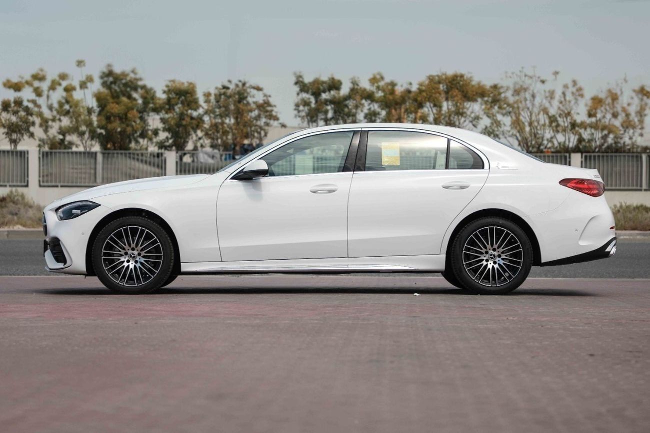 مرسيدس بنز C 200 2025 MERCEDES BENZ C200 L SPORT 1.5 Hybrid - WHITE inside BLACK | Export Only