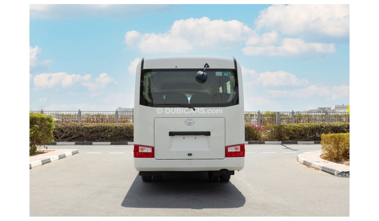تويوتا كوستر 2023 Toyota Coaster 4.2L 23 Seats + 3 Point Seat Belt + Auto Pass. Door + Door Step Light