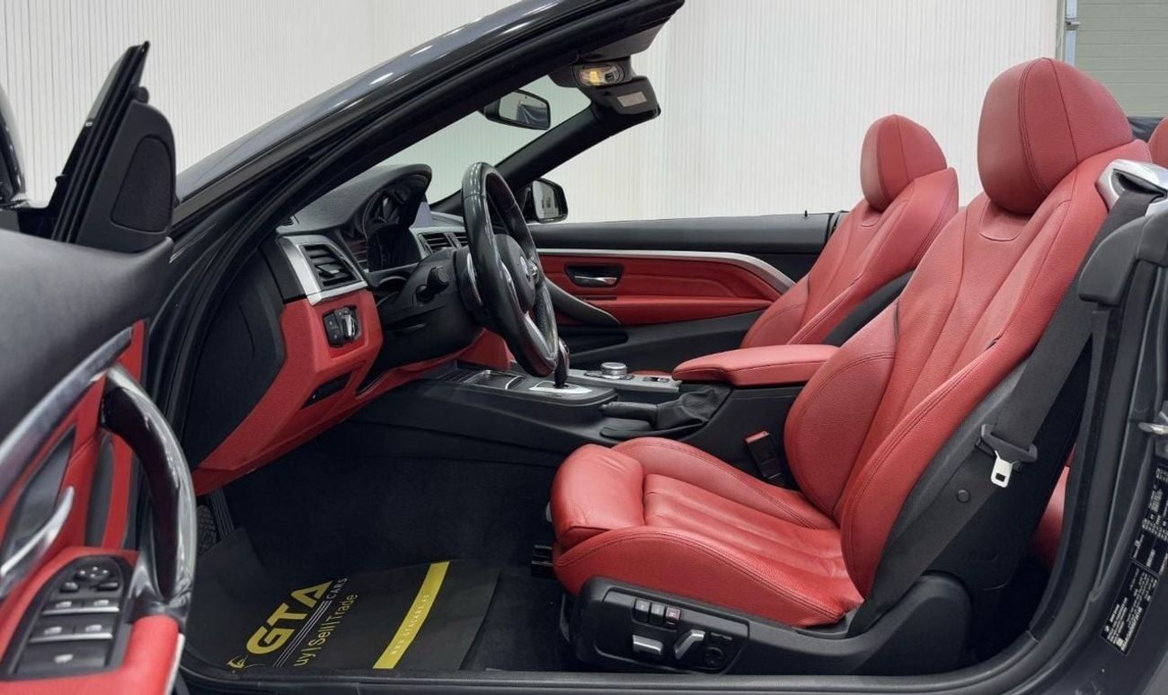 بي أم دبليو 430i M Sport 2.0L 2019 BMW 430i Convertible with M Sport, AAA Warranty 02/26, Full Service History, GCC